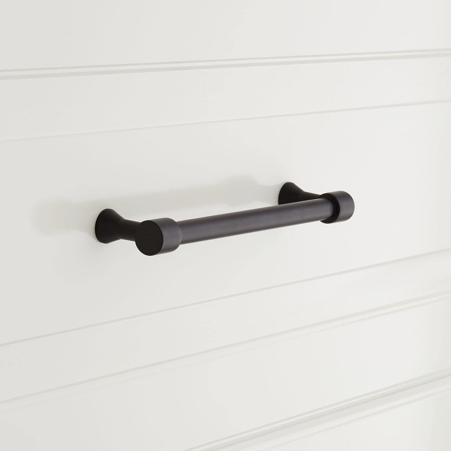 Signature Hardware SH553018BLK Strasbourg 8" C2C Bar Cabinet Pull - Black
