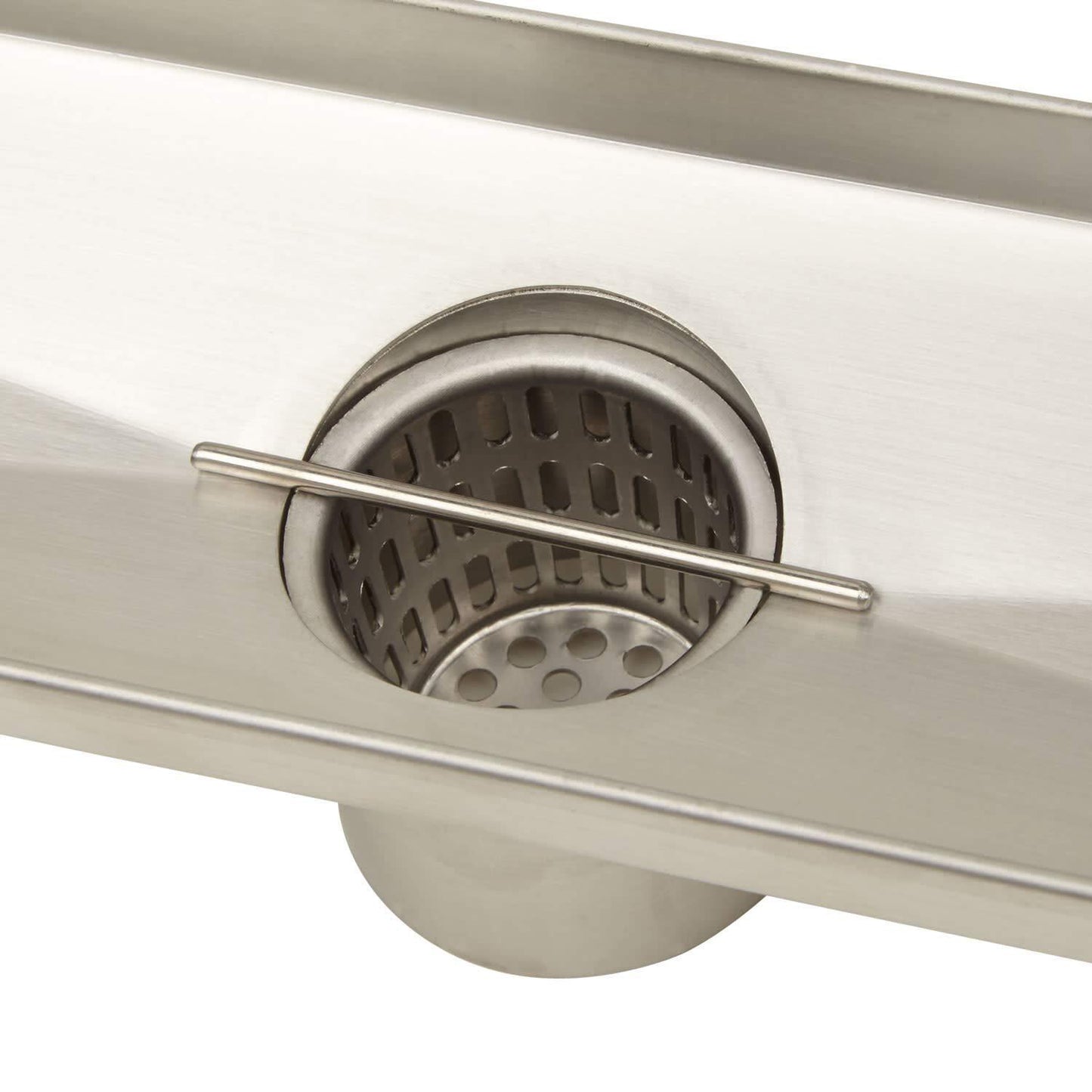 SH 443331 Cohen 60" Tile Insert Linear Shower Drain with Flange - Polished Brass