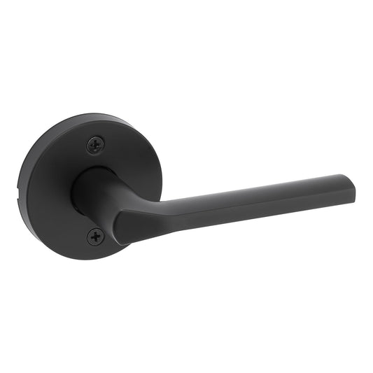 Kwikset 720LSLRDT-514 Lisbon Interior Passage Door Lever Reversible Matte Black