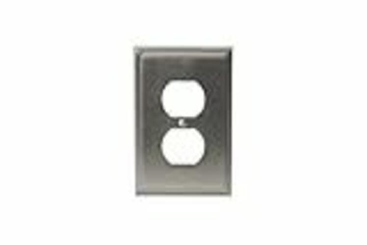 Amerock 1906966 Mulholland Double Outlet Switch Plate - Nickel - 5 Pack