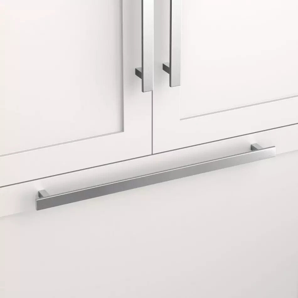 Signature Hardware-24" Covello Solid Brass Appliance Pull-Brushed Chrome