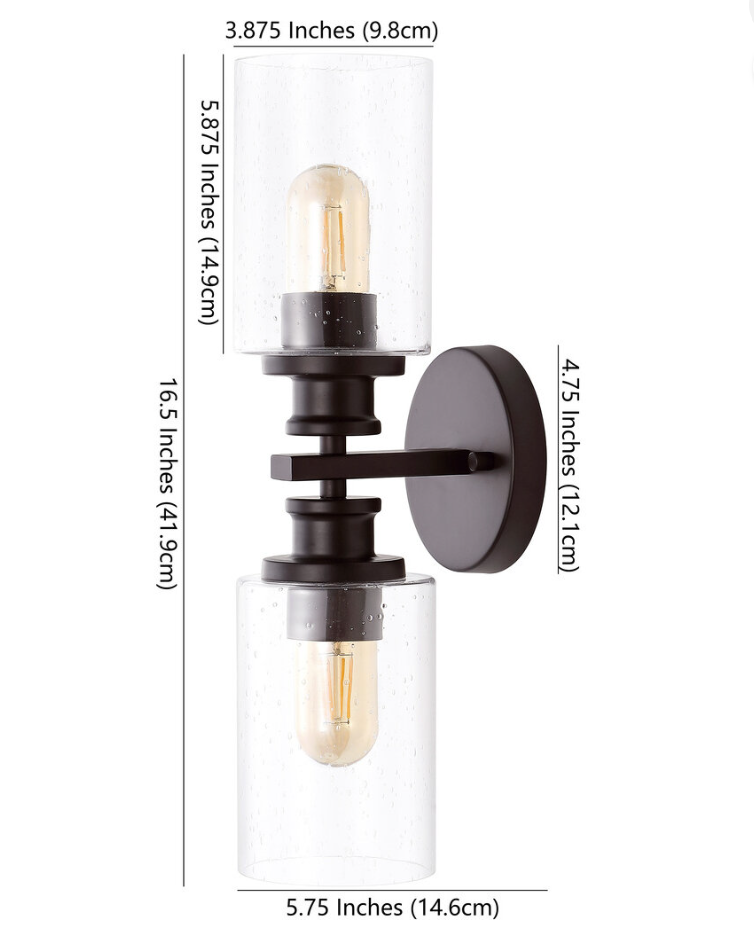 Jonathan Y - Jules 16.5" Bath Vanity Light - Oil Rubbed Bronze