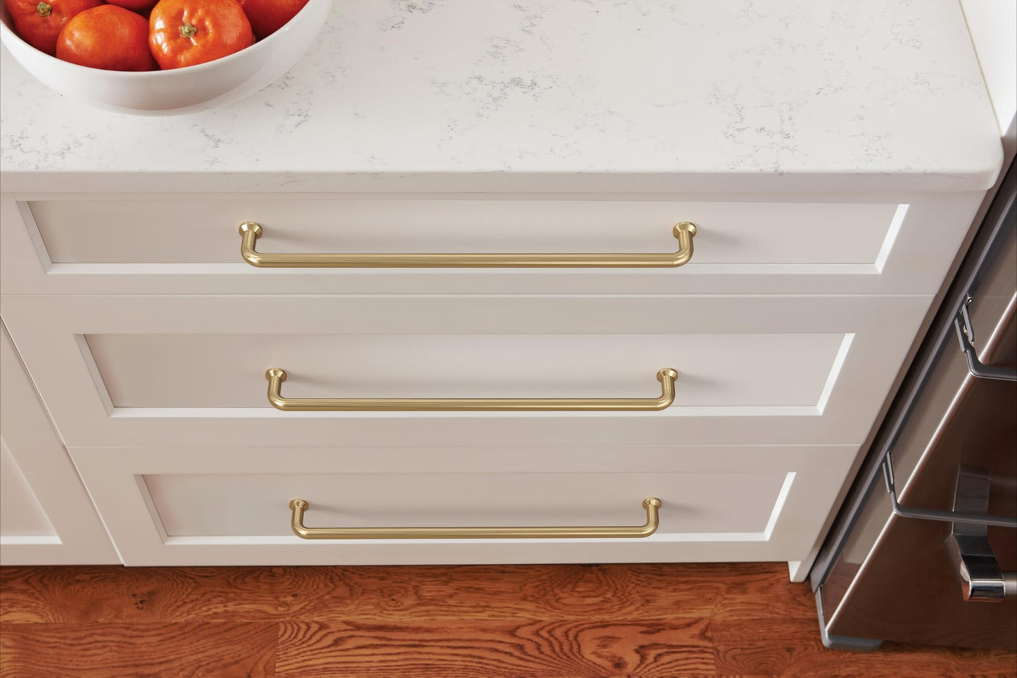 Amerock Factor 12-5/8 inch 320mm Center-to-Center Champagne Bronze Cabinet Pull
