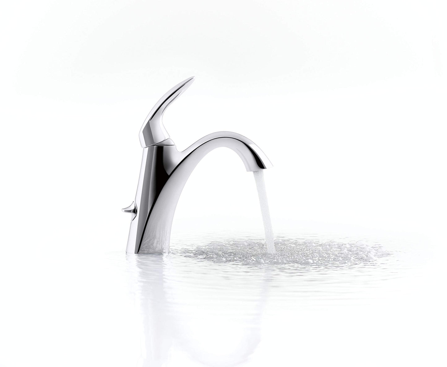 Kohler K-45800-4-CP Alteo Centerset Bathroom Sink Faucet w/Metal Drain-Chrome