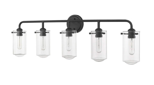 Z-Lite 471-5V-MB 5 Light Vanity, Matte Black