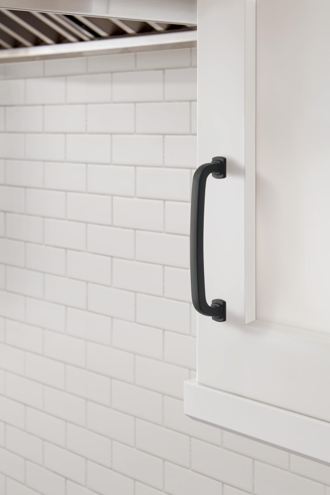 Amerock BP36895FB Surpass Cabinet Pull Matte Black 5-1/16" C2C