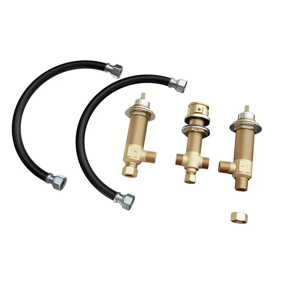 Signature Hardware SH674163 - 3 Hole Roman Tub Filler Rough-In Valve