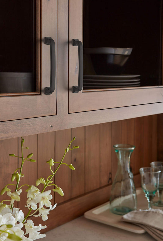 Amerock BP36895FB Surpass Cabinet Pull Matte Black 5-1/16" C2C