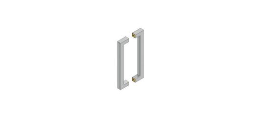 Deltana SSPBB1210U32D 12" B2B Contemporary Pull Satin Stainless Steel-2 units