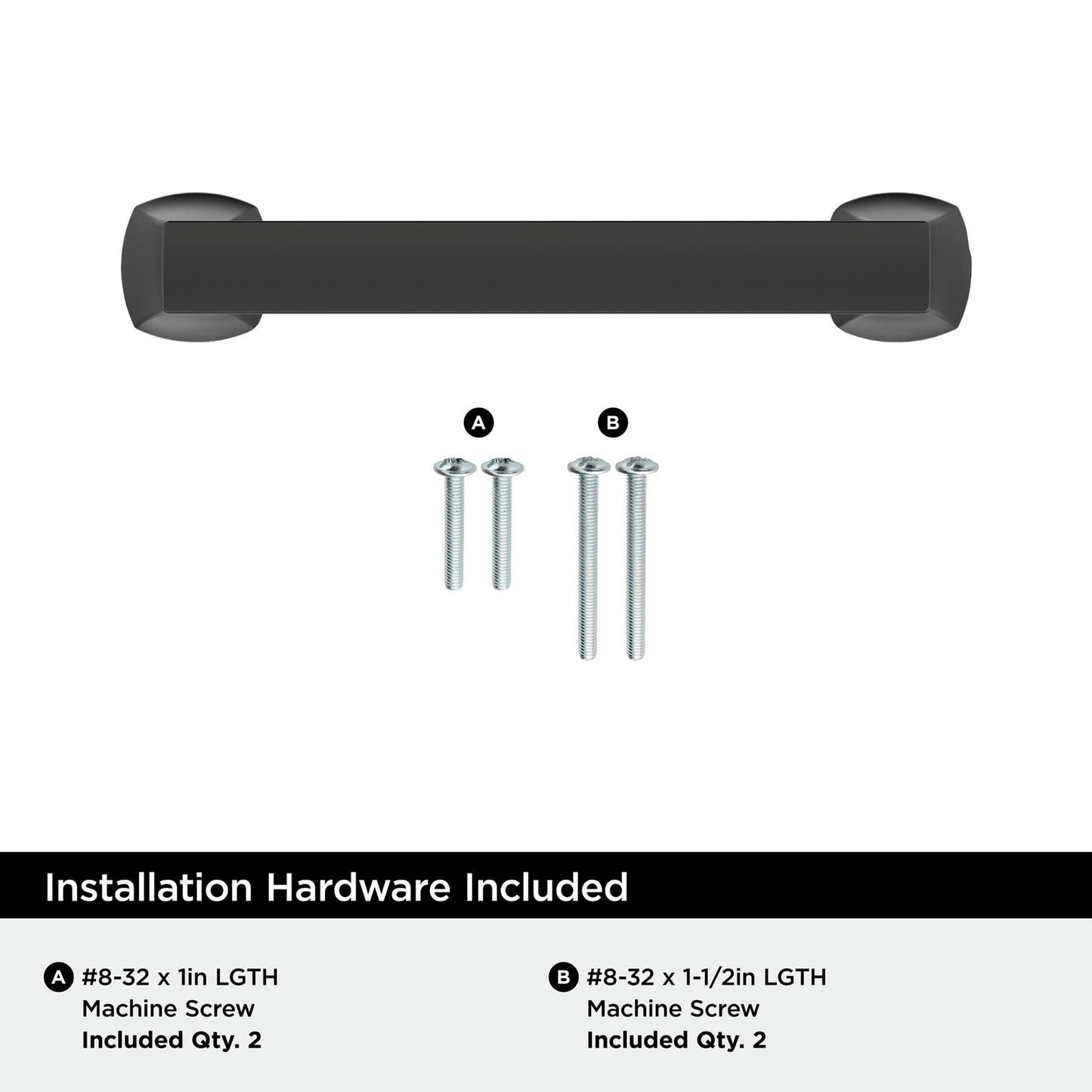 Amerock BP37061ORB Huntington 3-3/4" C2C Cabinet Pull-Brushed Oil Rubbed Bronze