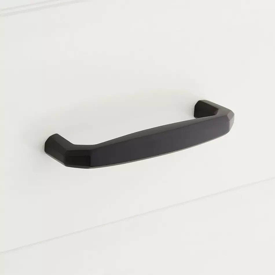 Signature Hardware-5-1/16" Ponderay Brass Cabinet Pull-Matte Black