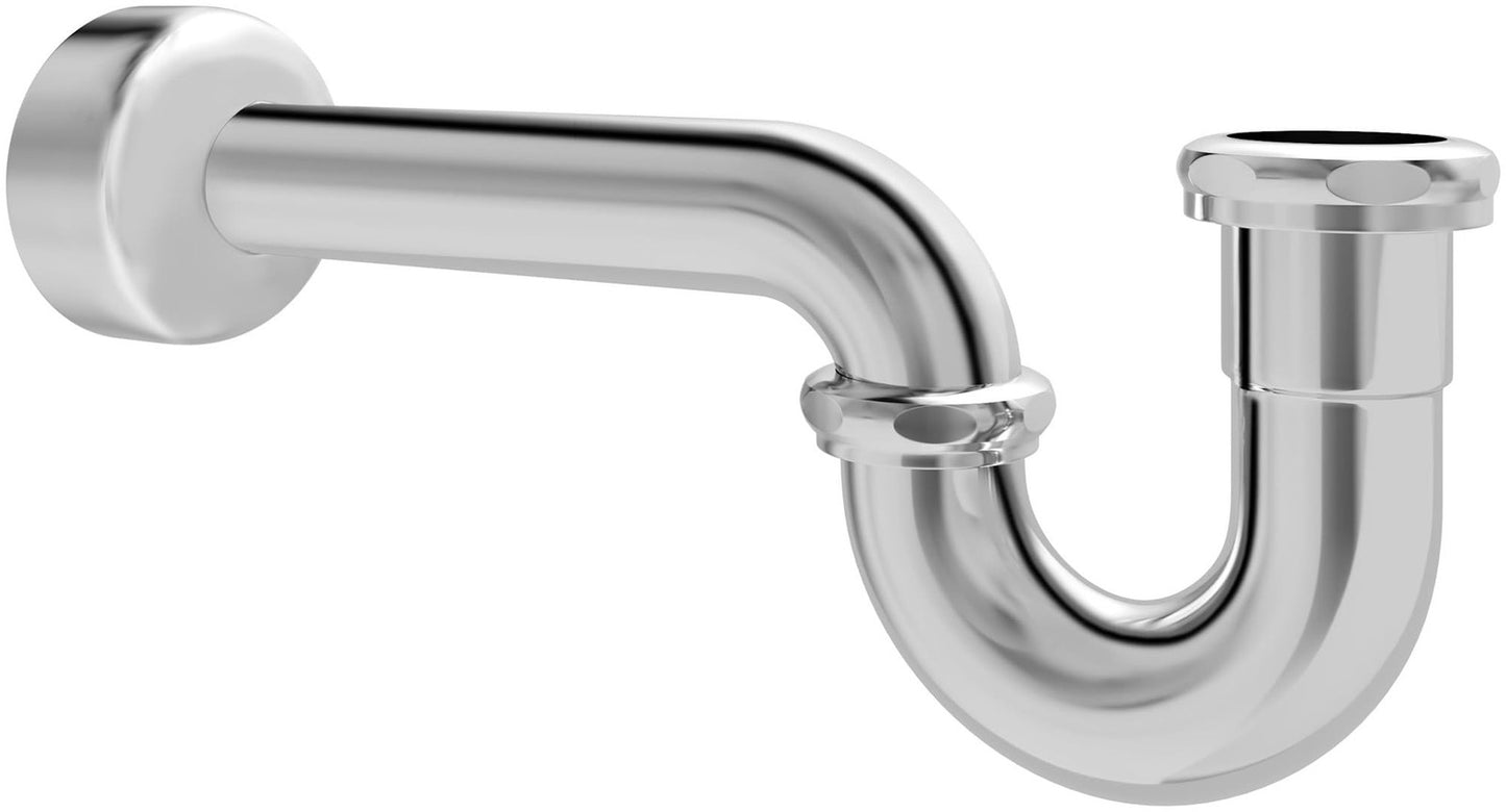 ProFlo PFPTB301 P Trap for Sink Drain Assembly with Box Flange - Chrome