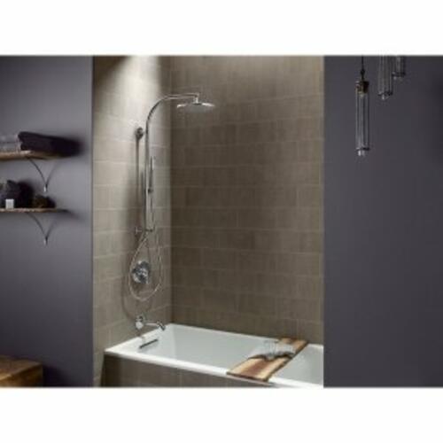 KOHLER K-45903-CP Hydrorail-H Bath and Shower Column, Polished Crome