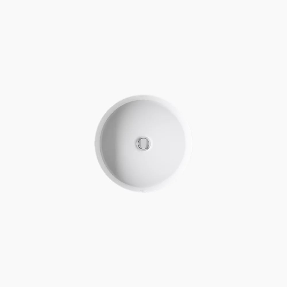 Kohler K-2883-96 1-Bowl Round Undermount Bath Sink Biscuit