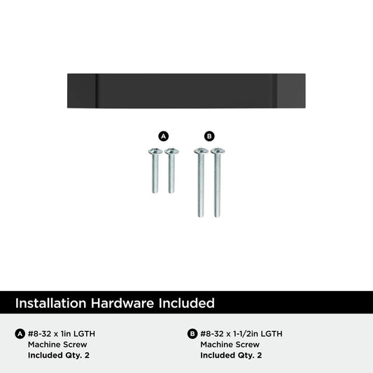 Miseno MCPTRP2300 Sierra 3" Center to Center Handle Cabinet Pull - Matte Black