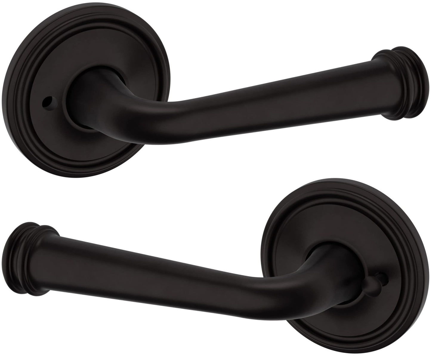 Baldwin 5116.044.PRIV Privacy Door Lever Set w/Rose - Lifetime Satin Brass