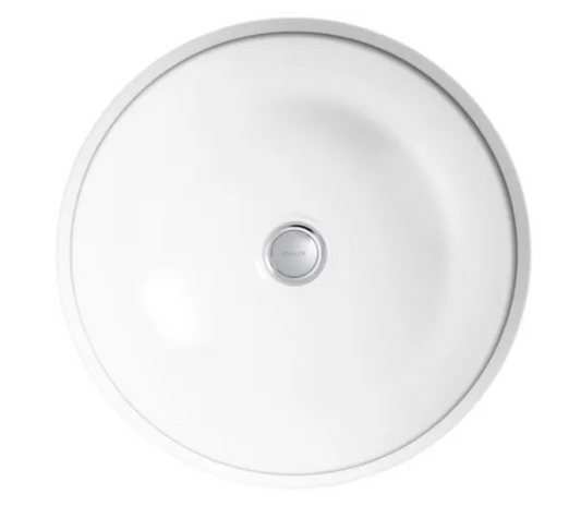 Kohler K-29000-0 16-1/8" Circular Vitreous China Undermount Bathroom Sink