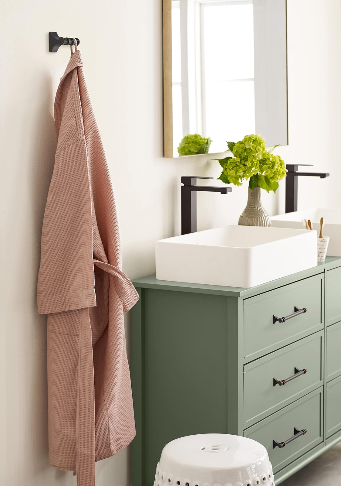 Amerock BH36050ORB Oil Rubbed Bronze Double Robe Hook 2-15/16 in - Davenport