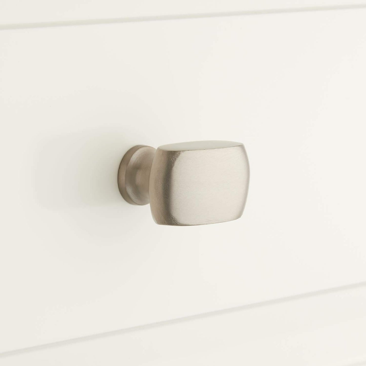 Signature Hardware EH-1023-NKL Solid Brass Oblong Cabinet Knob-Brushed Nickel