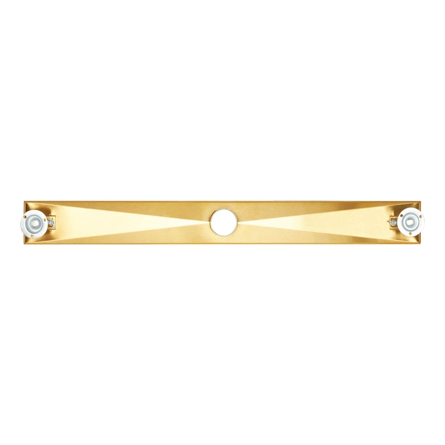 SH 482708 Cohen 40" Tile Insert Shower Drain with Flange - Brushed Gold