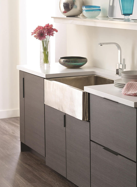 Amerock BP36574FB Edge Pull 3-3/4" Center-to-Center Flat Black Cabinet Pull