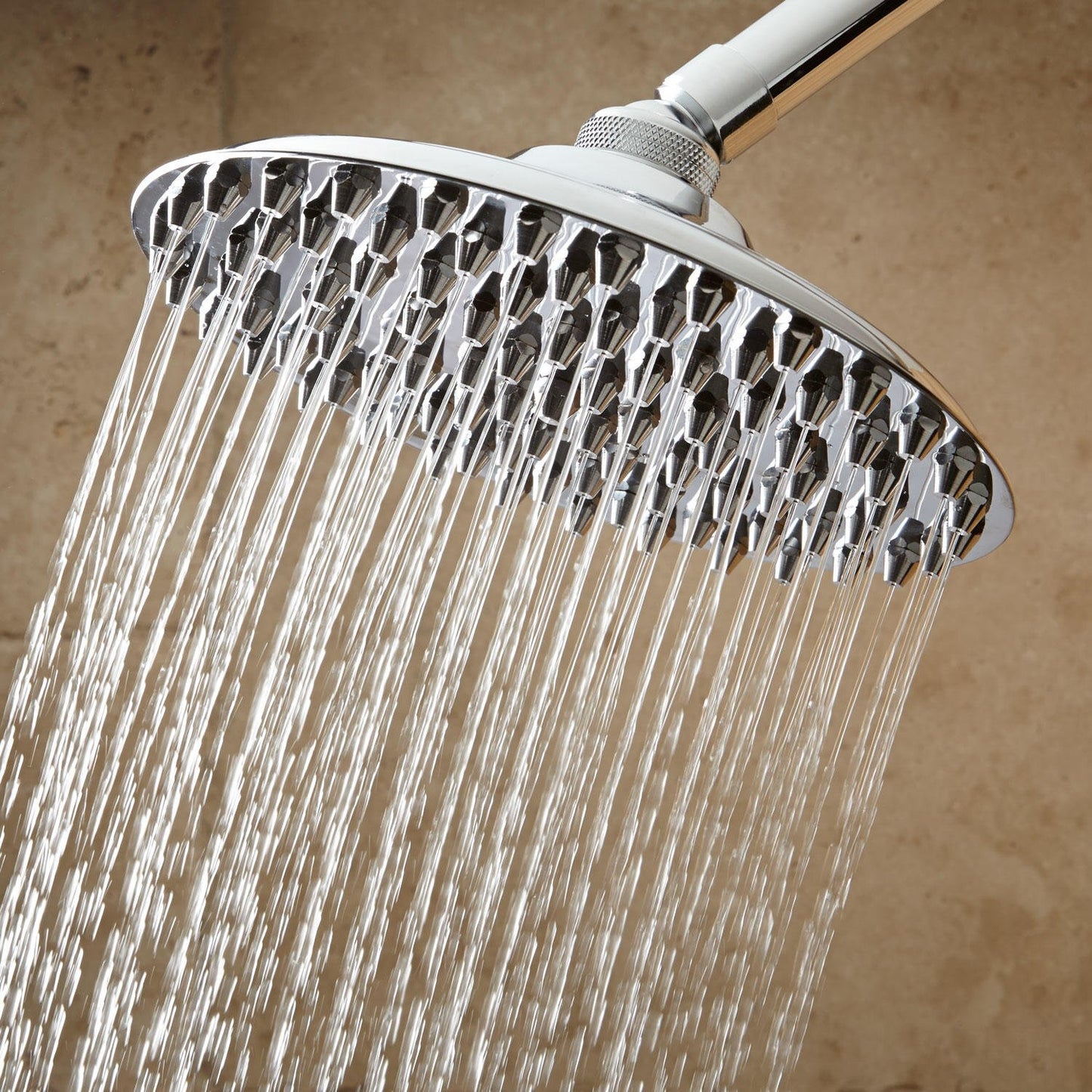 Signature Hardware 250948 8" Bostonian Single Function ShowerHead-Brushed Nickel