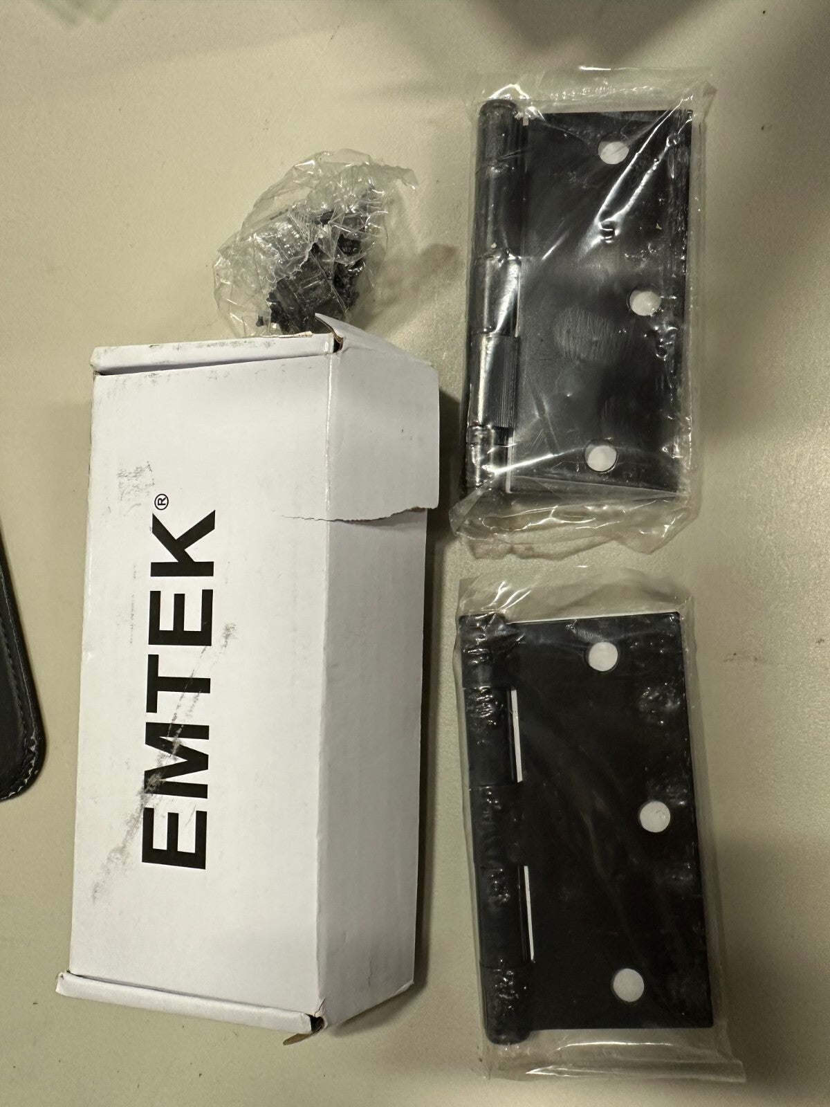 *2 Piece* Emtek - Steel Plain Bearing Hinges 3-1/2" x 3-1/2" x 2.2mm (9101310)