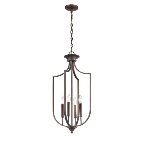 Millennium Lighting 9836-RBZ 4 Light Pendant Rubbed Bronze