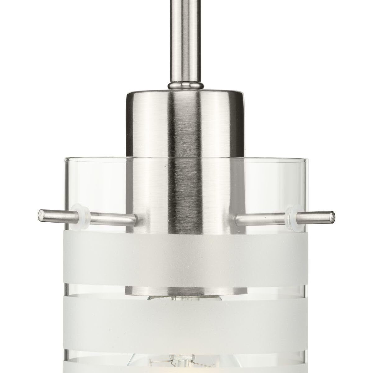 Progress Lighting P5158-09 Traditional Three Foyer Pendant Nickel, Silver Finish