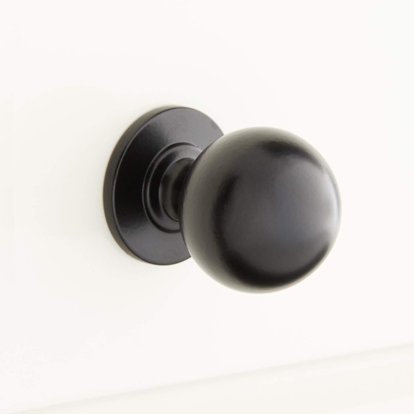 Signature Hardware 444216 Rodino 1-1/4" Round Cabinet Knob - Matte Black