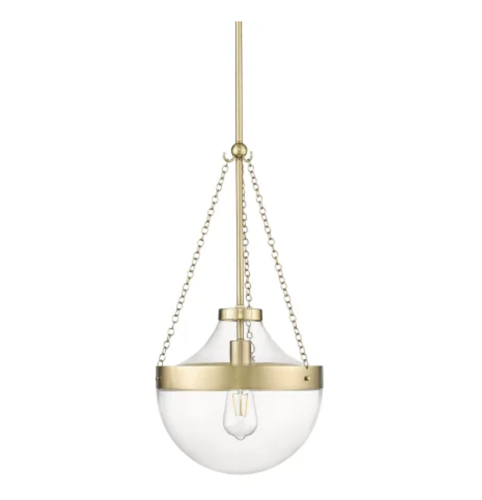 Millennium Lighting 20101 Clarra 12"W Pendant - Gold