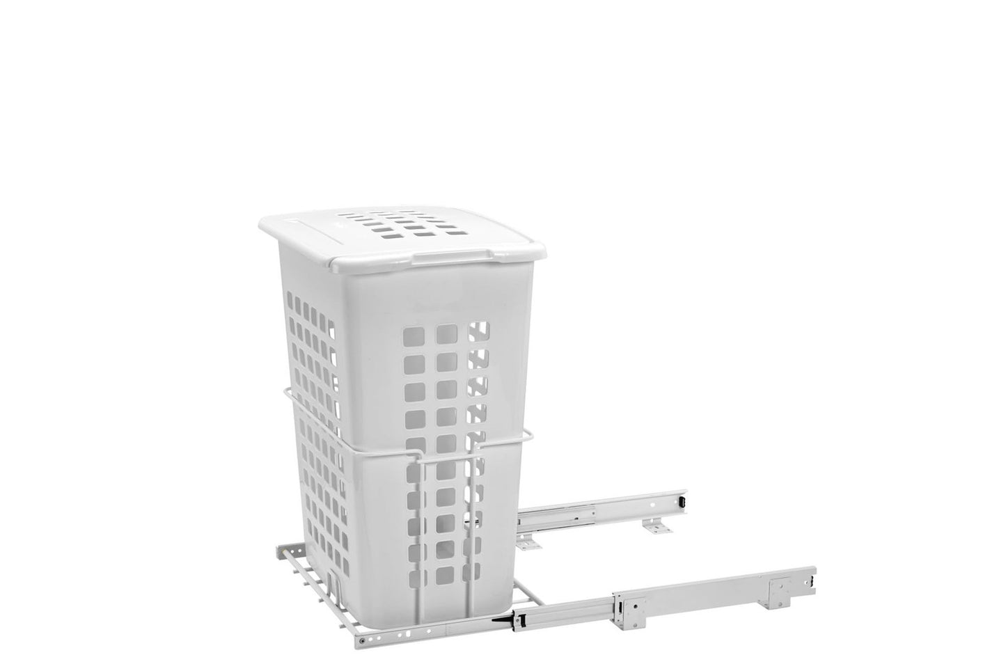 REV-A-SHELF HPRV-1925 S Polymer Pullout Hamper for Vanity/Closet Applications