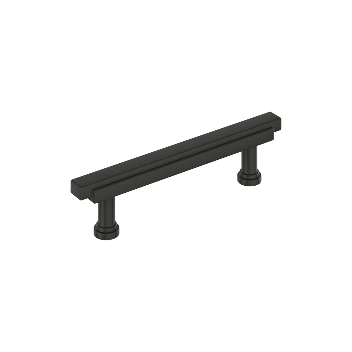 Amerock BP36991MB Gilderoy 3-3/4" C2C Bar Cabinet Pull - Matte Black