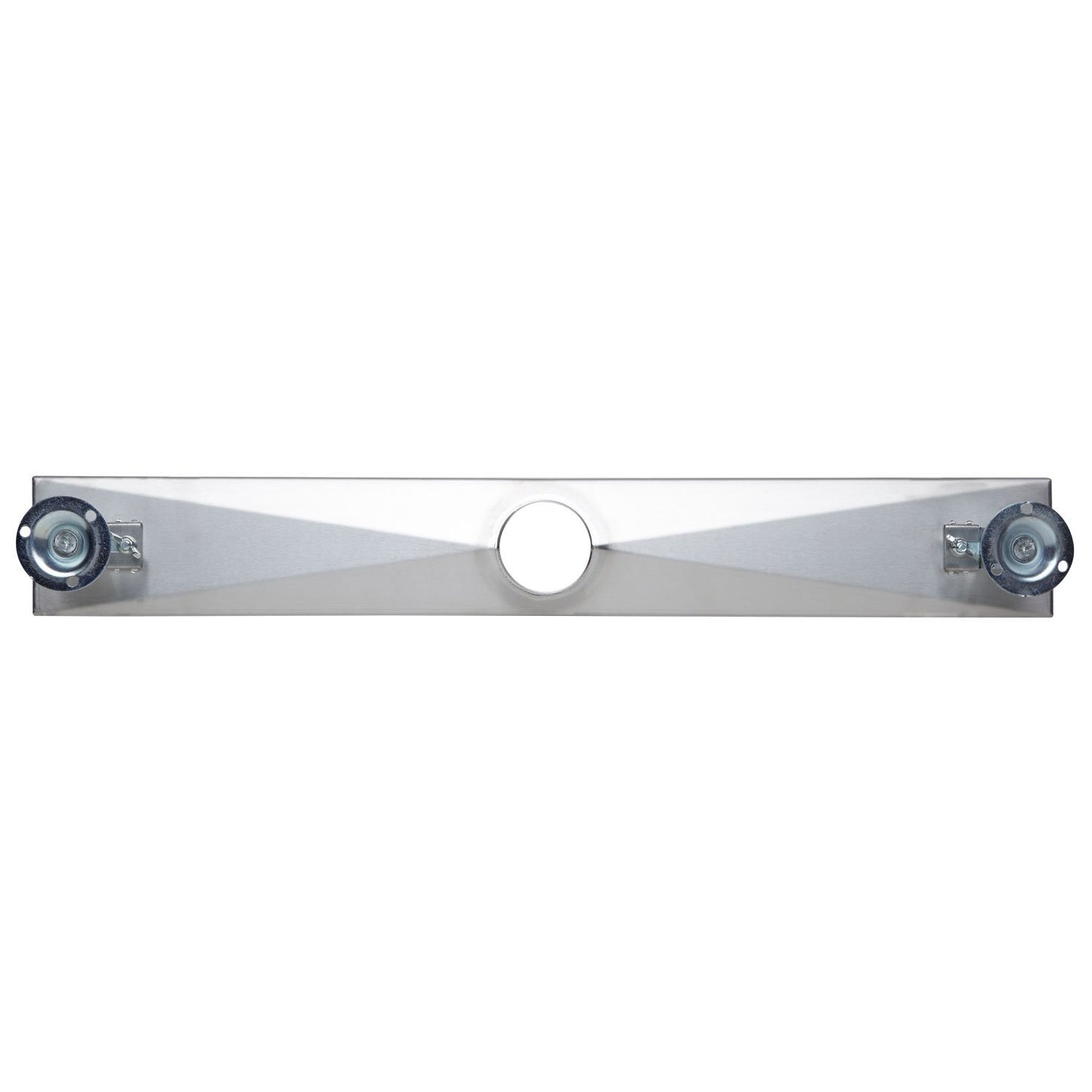 SH Cohen 24" Tile In Linear Shower Drain with Flange - Brushed Stainless Steel