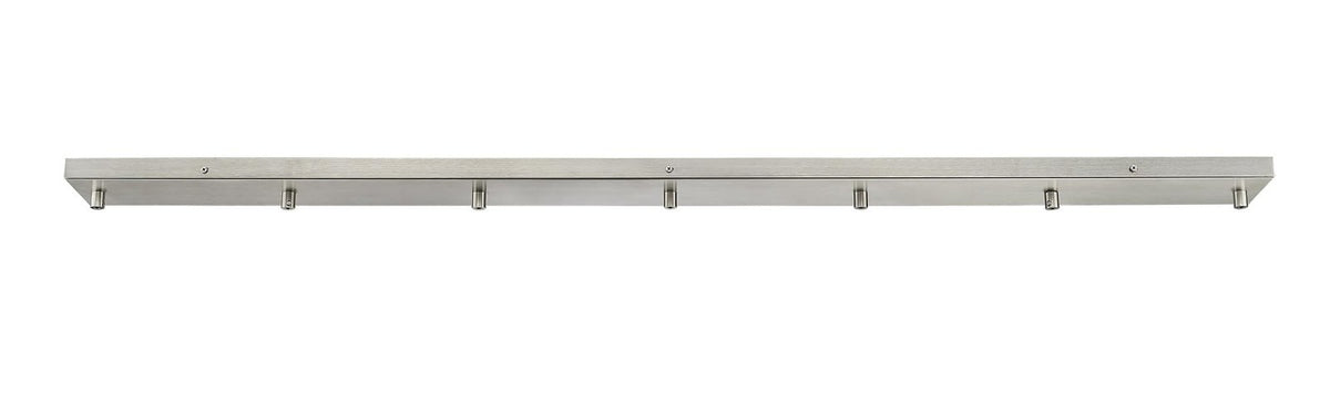 Z-Lite CP5407L-MB Accessory 7 Light Rect Ceiling Plate Matte Black