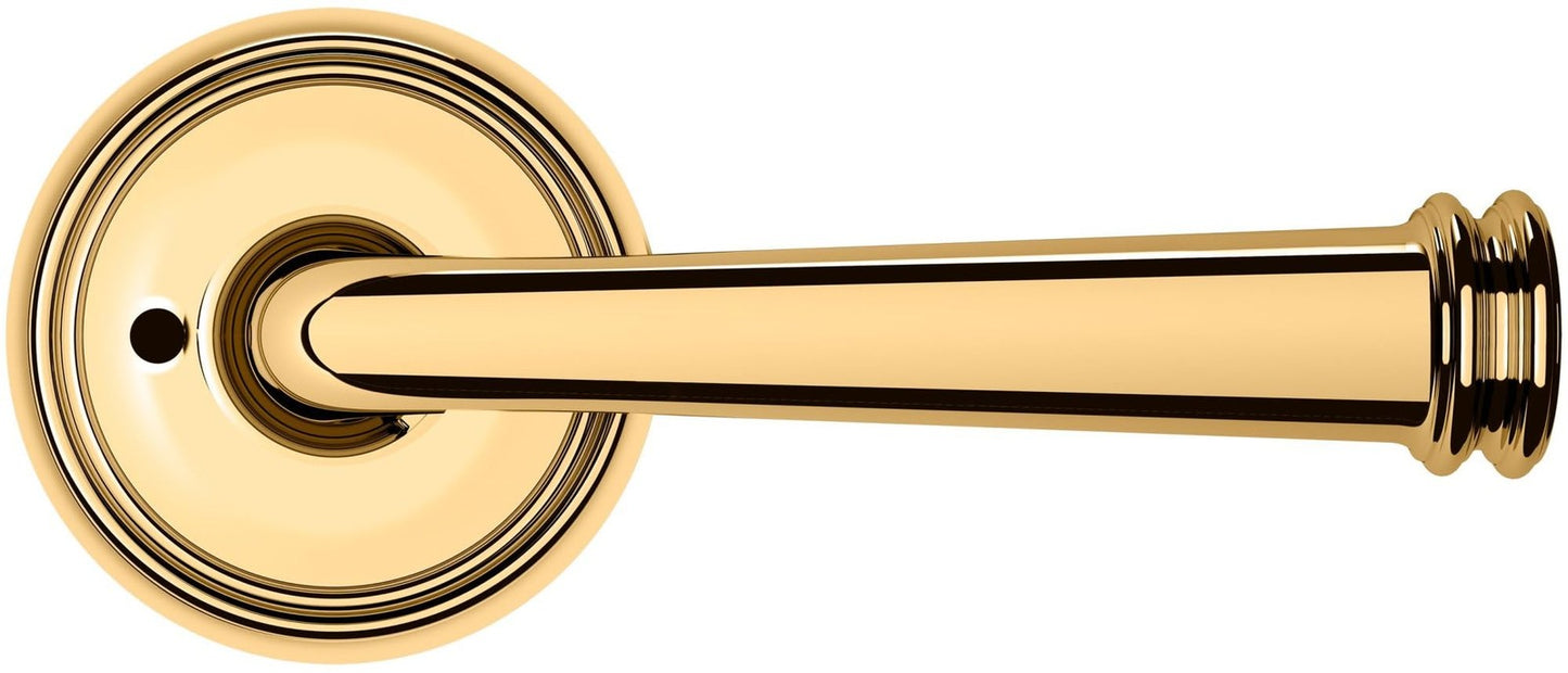 Baldwin 5116.044.PRIV Privacy Door Lever Set w/Rose - Lifetime Satin Brass