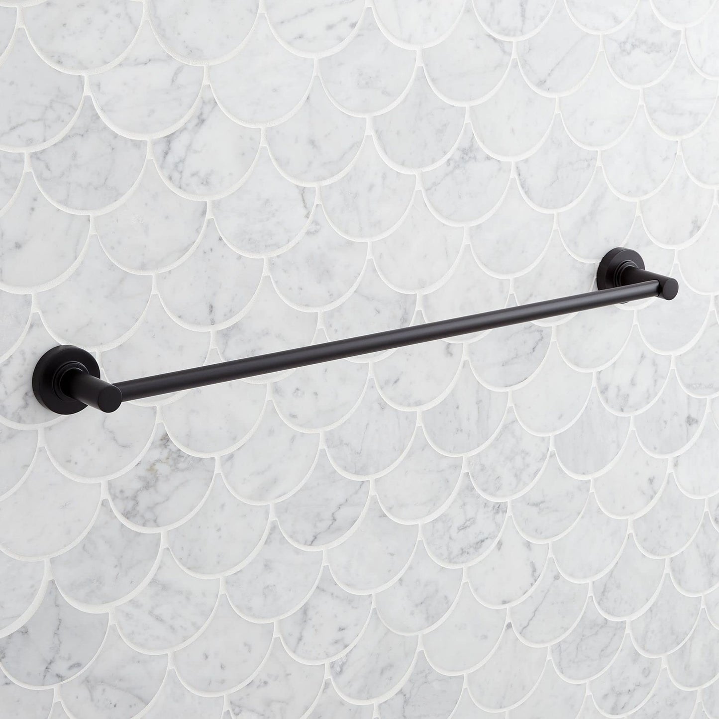 Signature Hardware SHLE24TBGM Lexia 24" Towel Bar - Gunmetal