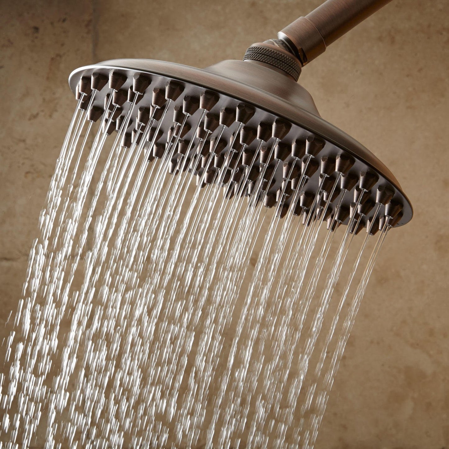 Signature Hardware 250948 8" Bostonian Single Function ShowerHead-Brushed Nickel