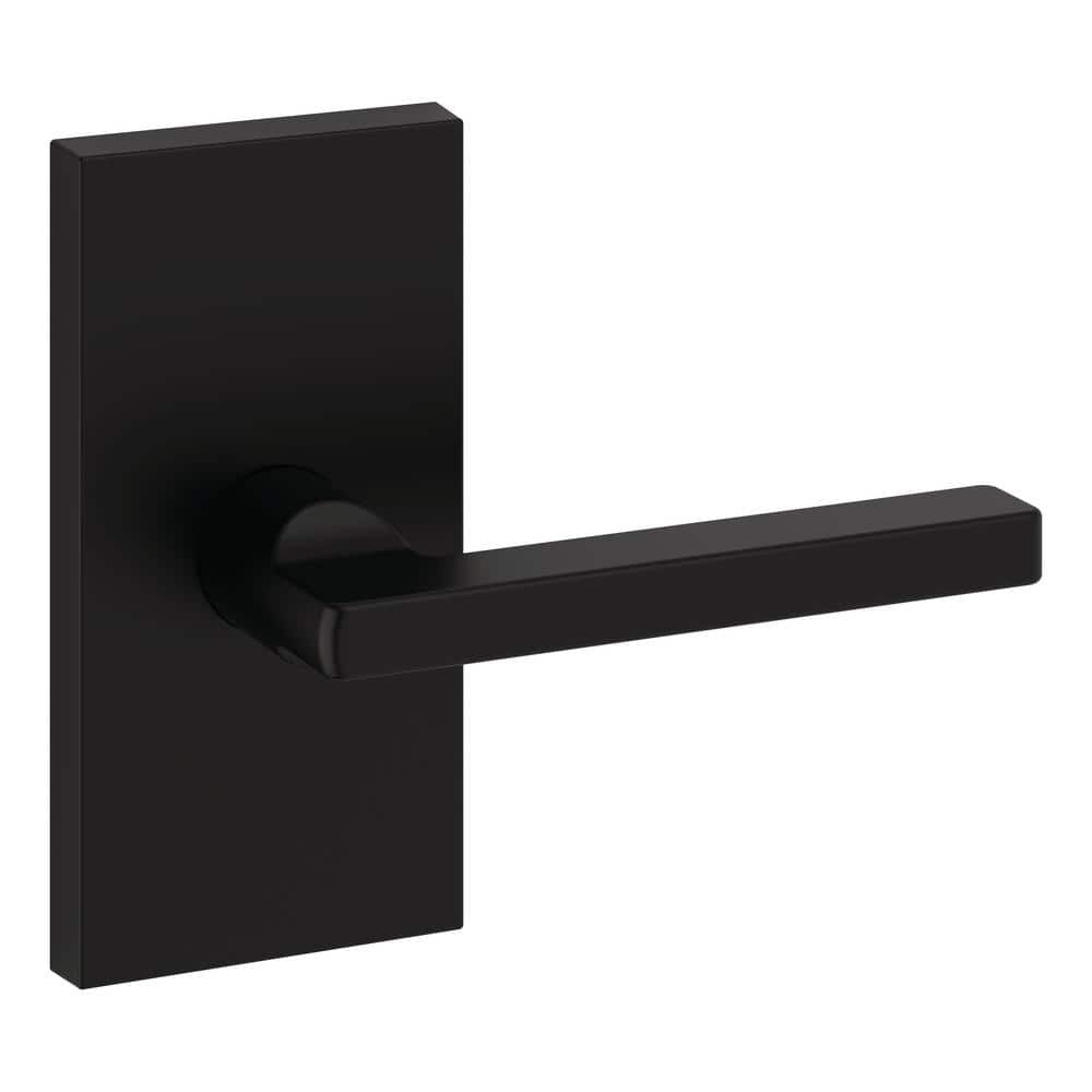 Baldwin Hd.Squ.Cfr Square Non-Turning One-Sided Dummy Door Lever - Black