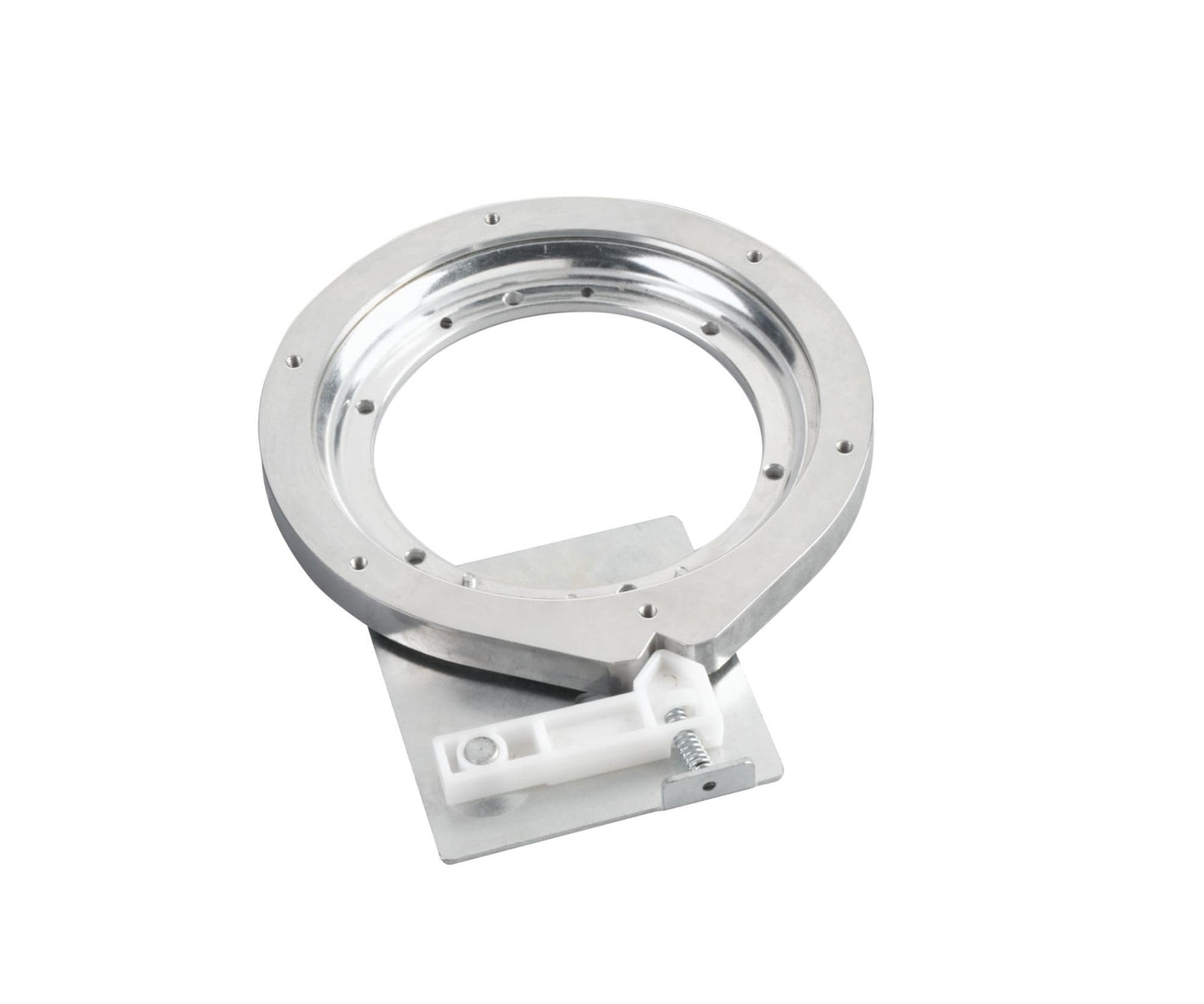 REV-A-SHELF Solid Surface Kidney-Shaped Lazy Susan for Corner Base Cabinet