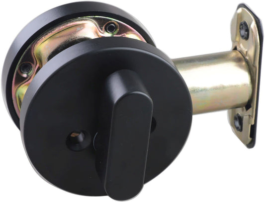 Miseno HLK8321U15 Elkton Single Cylinder Keyed Entry Deadbolt - Satin Nickel