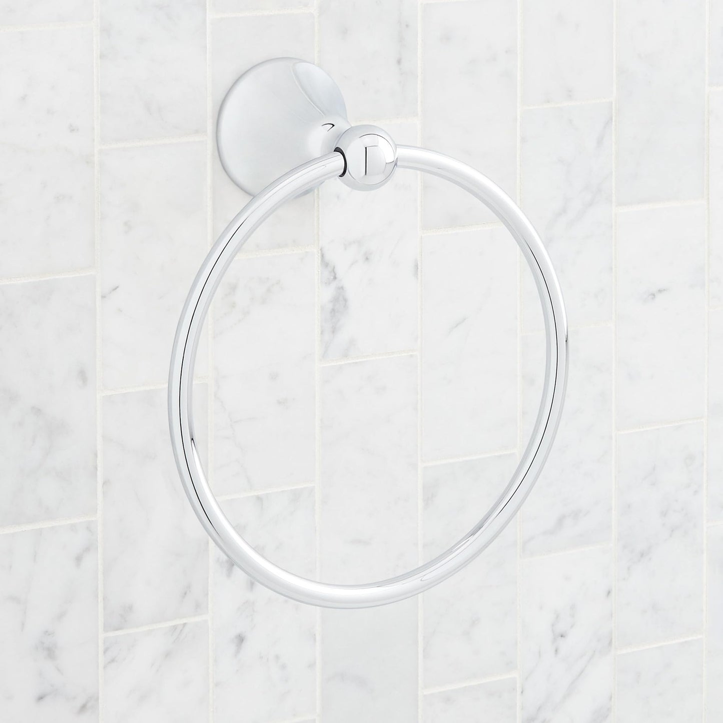 Signature Hardware SH555048ORB Traditional 6-7/8" Towel Ring - Oil Rubbed Bronze