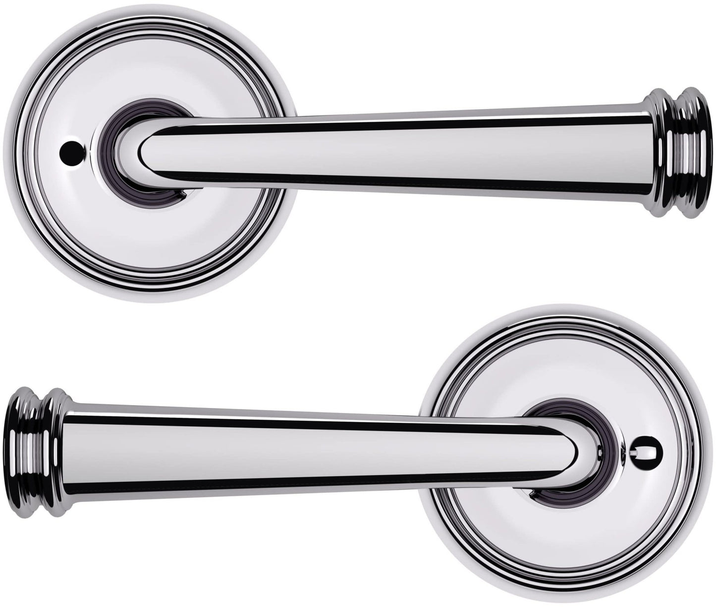 Baldwin 5116.044.PRIV Privacy Door Lever Set w/Rose - Lifetime Satin Brass