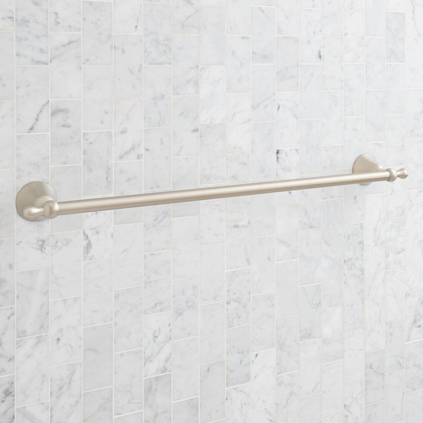 Signature Hardware 955108 Traditional 27-1/8" Towel Bar - Brushed Gold