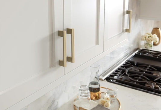 Amerock BP36913BBZ Versa 5-1/16" C2C Golden Champagne Cabinet Pull