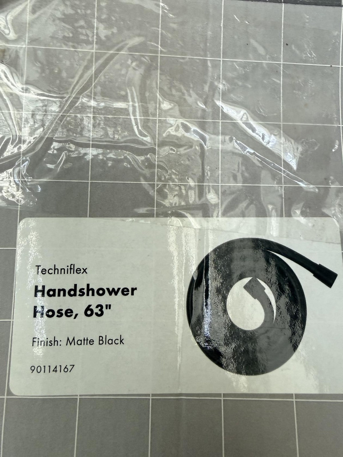 hansgrohe Techniflex Handheld Shower Hose 63" Matte Black, 28276673