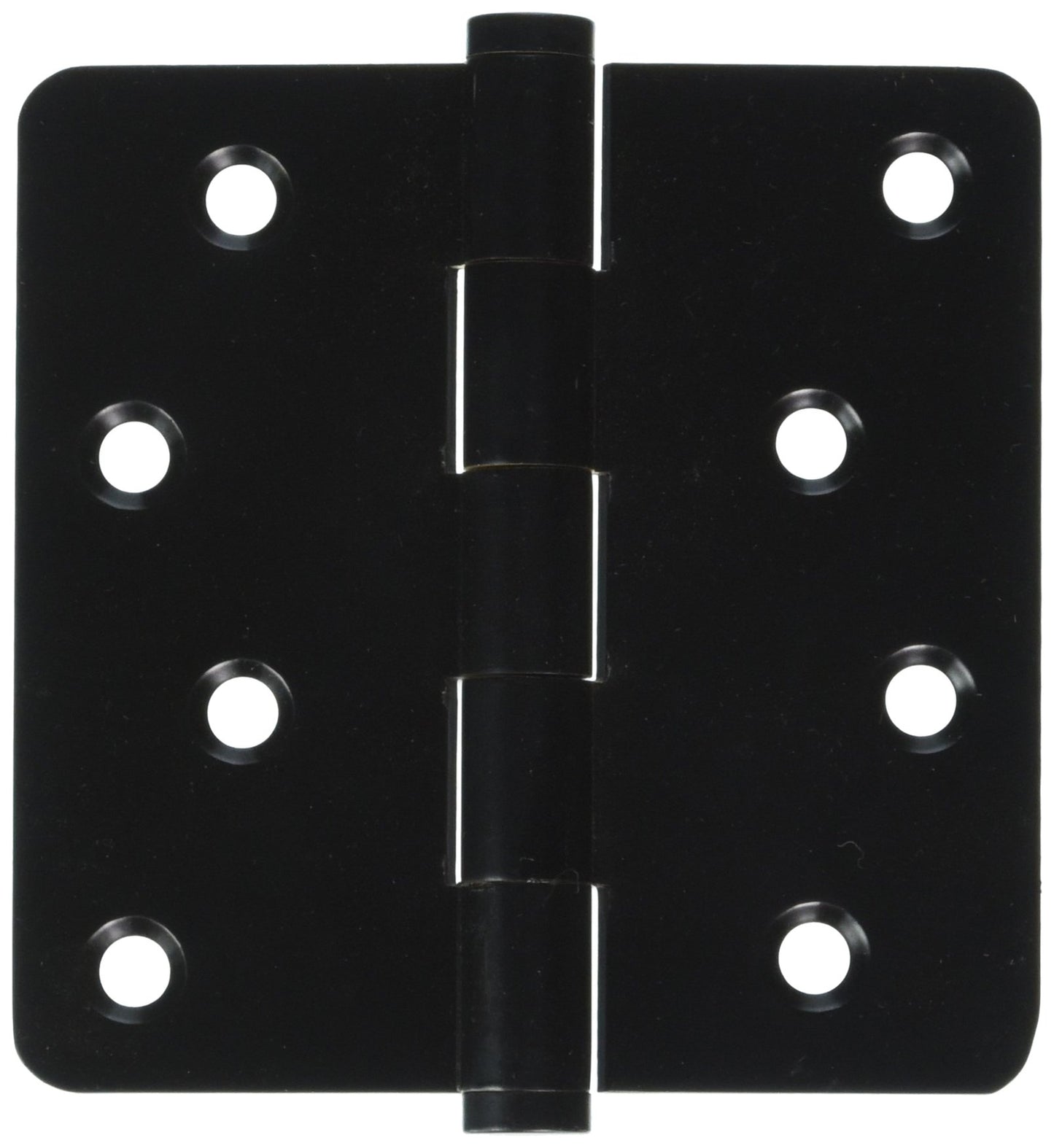 Deltana DSB4R419-RZ Zig Zag Solid Brass 4-Inch x 4-Inch x 1/4-Inch Radius Hinge