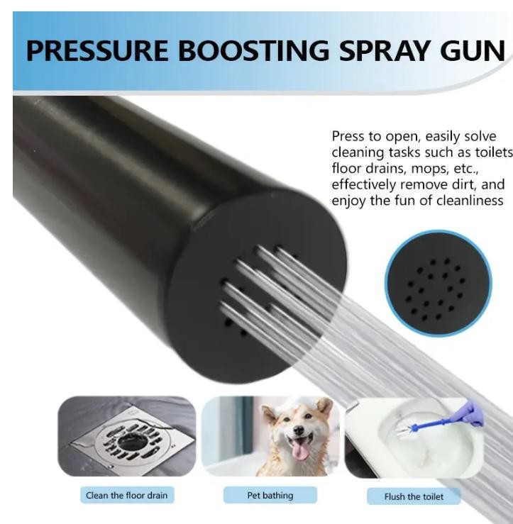 Oversize Showers System, New Condition, 4-Modes, Black