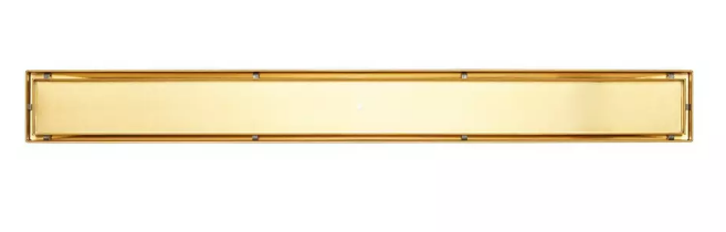 Signature Hardware 28" Cohen Linear Tile-in Shower Drain - Brushed Gold
