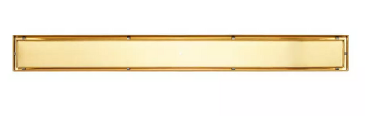 Signature Hardware 28" Cohen Linear Tile-in Shower Drain - Brushed Gold